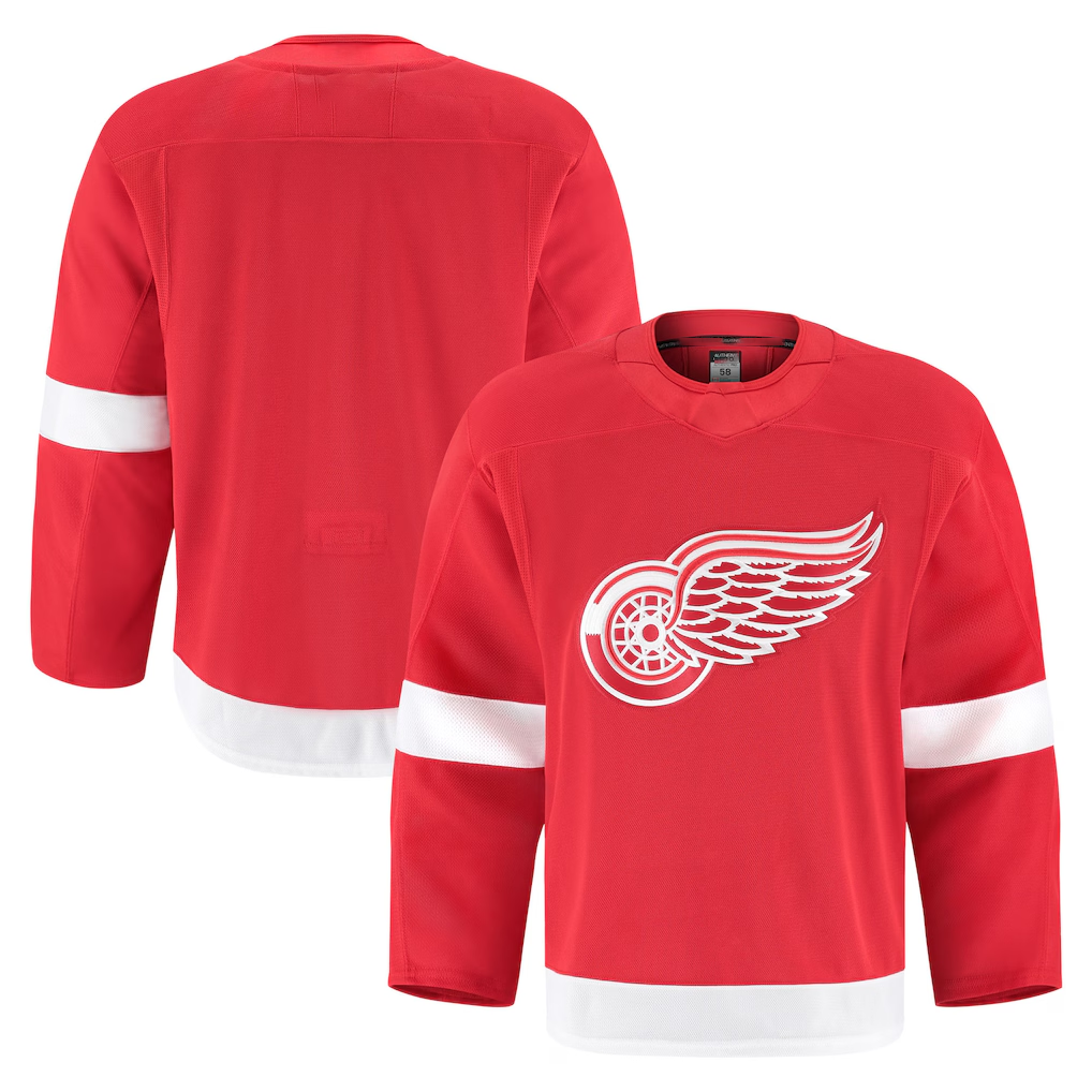 Mdoa D.Red wings Red Home Authentic Pro Jersey