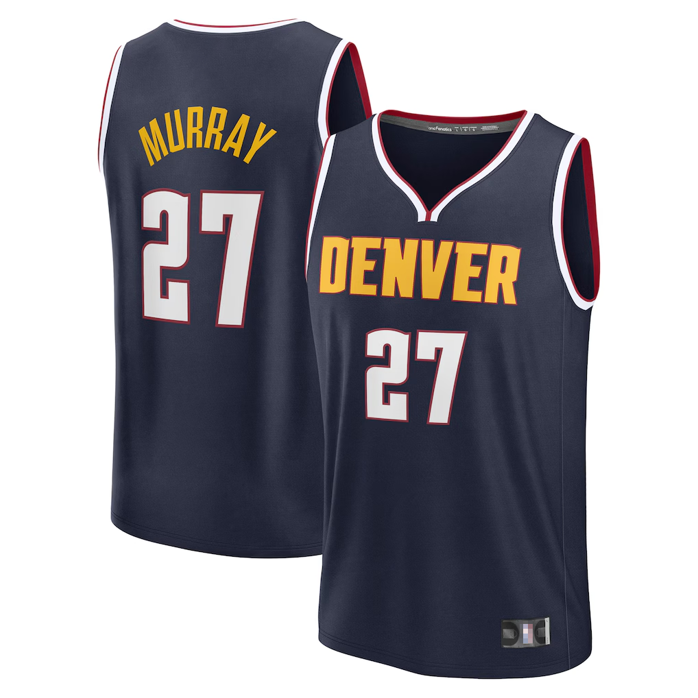 Mdoa D.Nuggets #27 Jamal Murray Navy Fast Break Replica Player Jerseys - Icon Edition