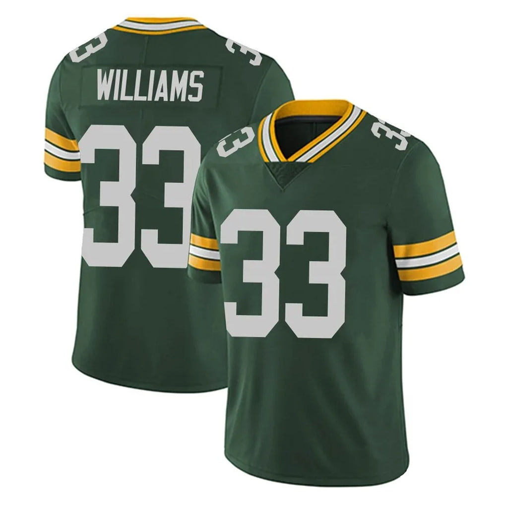 Mdoa GB.Packers #33 Evan Williams Player Green Vapor Untouchable Limited Home Game Stitched Jerseys