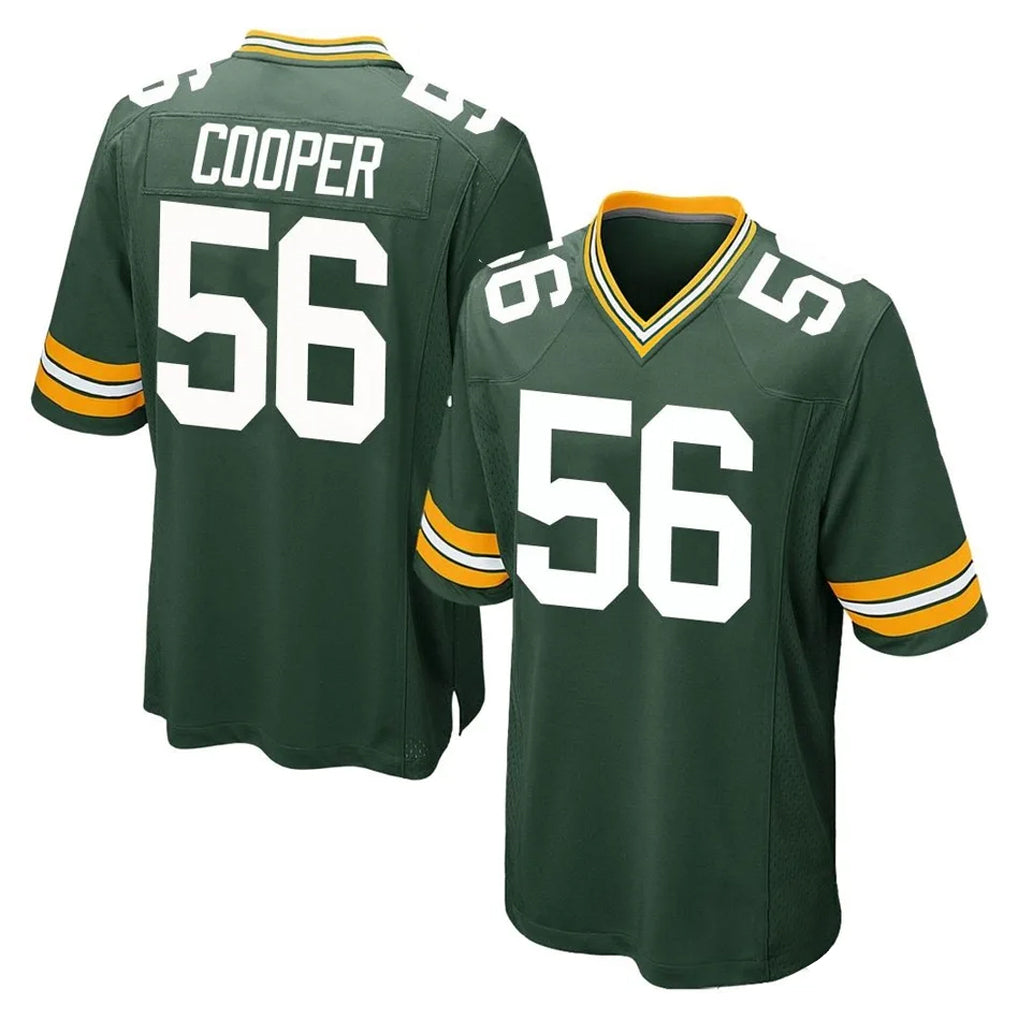 Mdoa GB.Packers #56 Edgerrin Cooper Player Green Home Game Stitched Jerseys