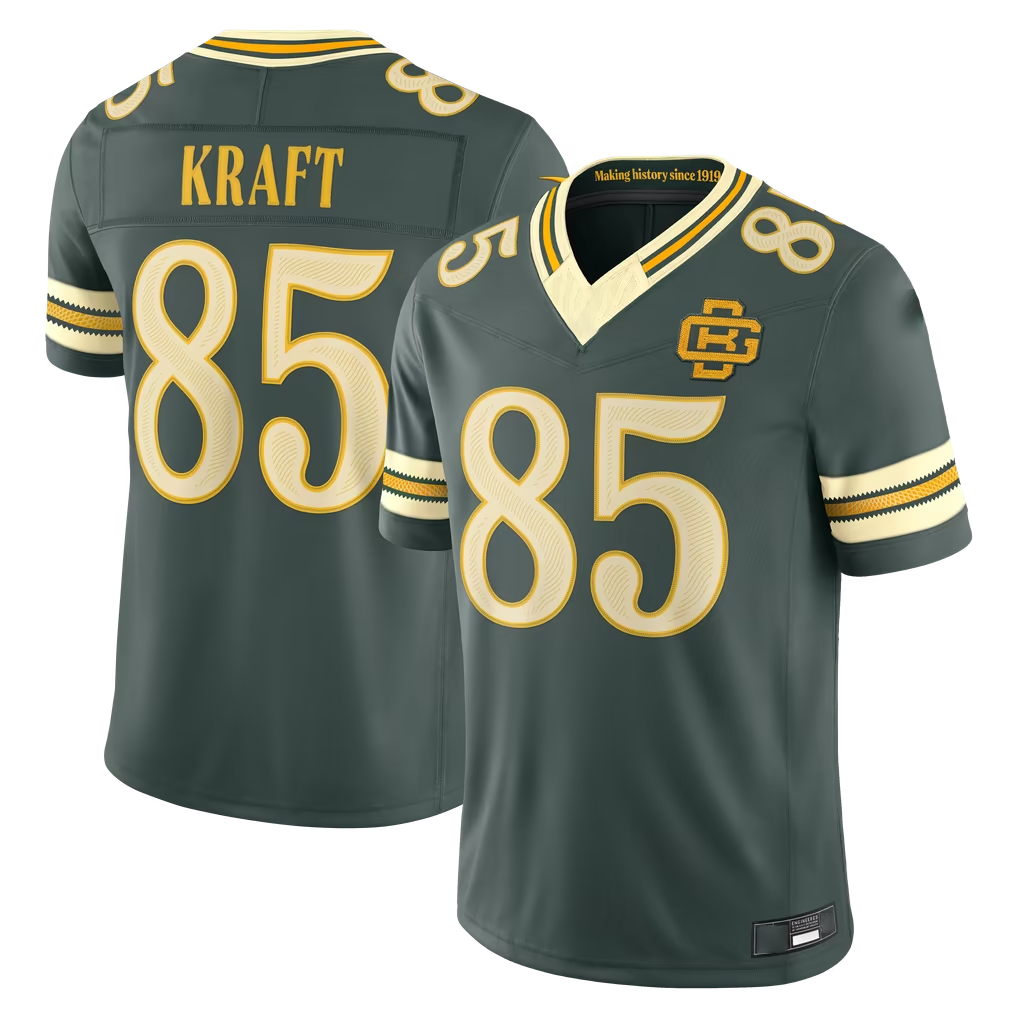 Mdoa GB.Packers #85 Tucker Kraft Green 2026 Rivalries Collection Limited Stitched Jerseys