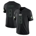 Mdoa GB.Packers #8 Josh Jacobs Player Black Impact Limited Home Game Stitched Jerseys