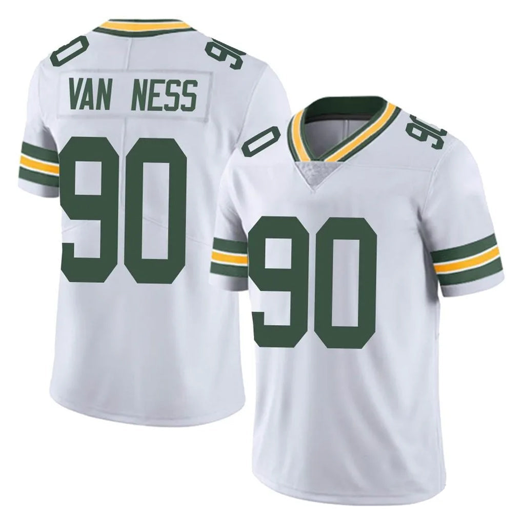 Mdoa GB.Packers #90 Lukas Van Ness Player White Vapor Untouchable Limited Home Game Stitched Jerseys