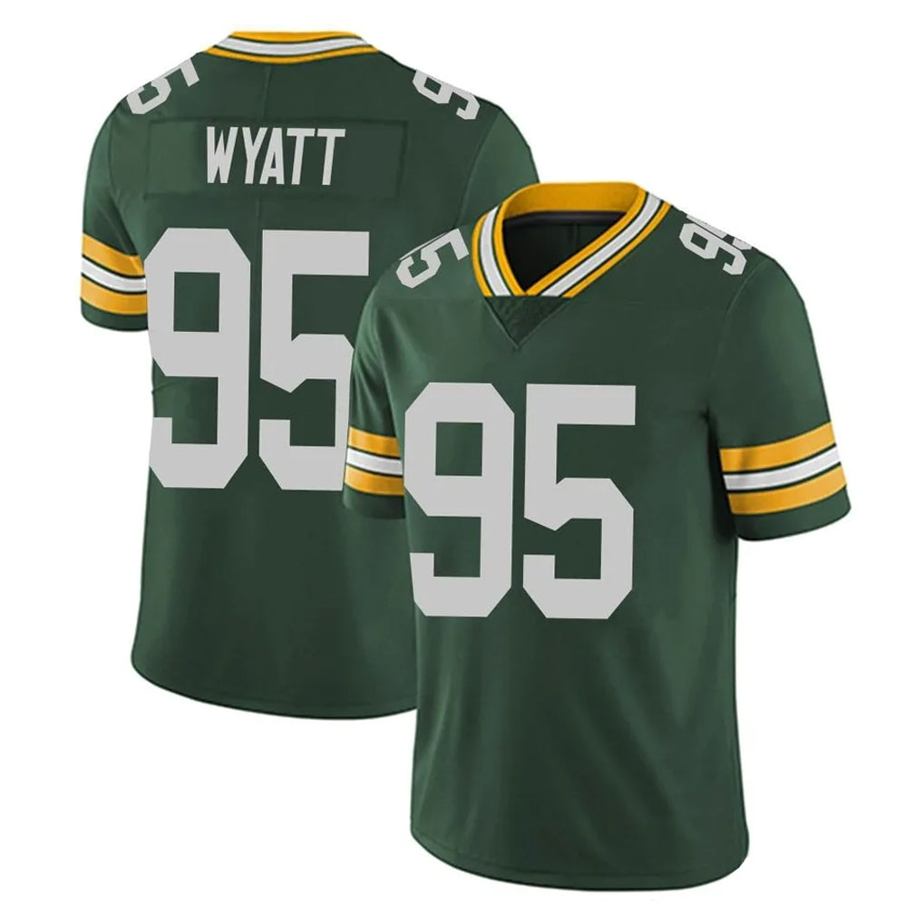Mdoa GB.Packers #95 Devonte Wyatt Player Green Vapor Untouchable Limited Home Game Stitched Jerseys
