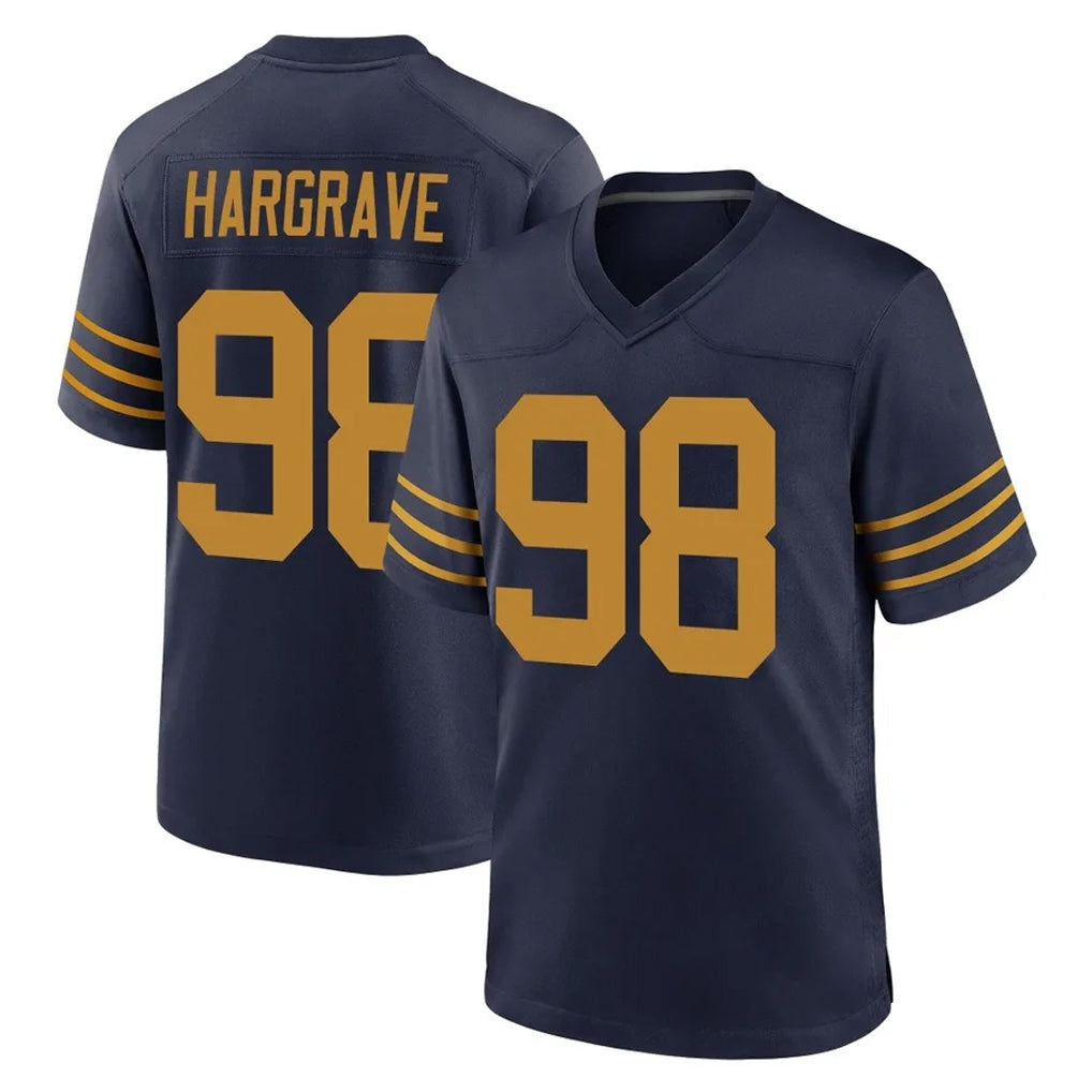 Mdoa GB.Packers #98 Javon Hargrave Player Navy The 1923 Classic Home Game Stitched Jerseys