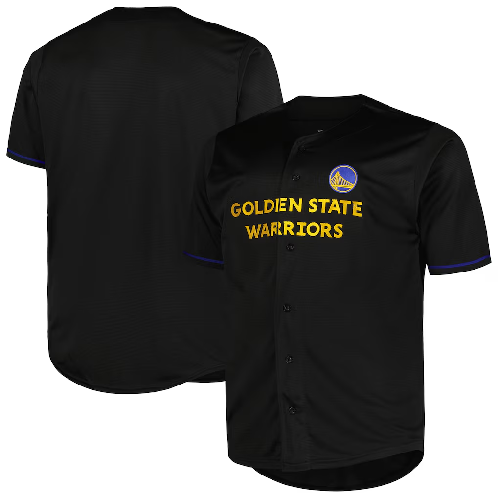 Mdoa G.State Warriors Profile Black Big & Tall Pop Jerseys