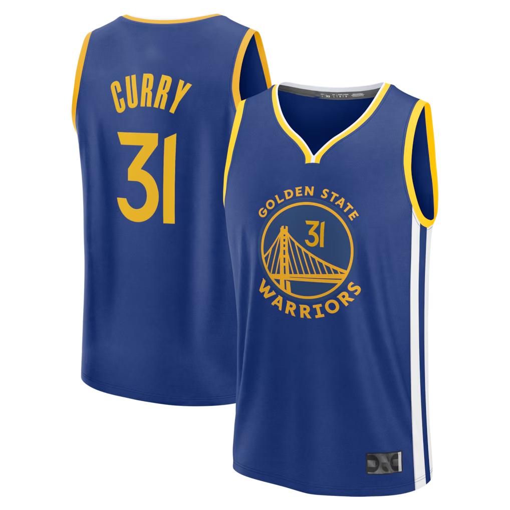 Mdoa G.State Warriors #31 Seth Curry Blue Fast Break Replica Jerseys - Icon Edition
