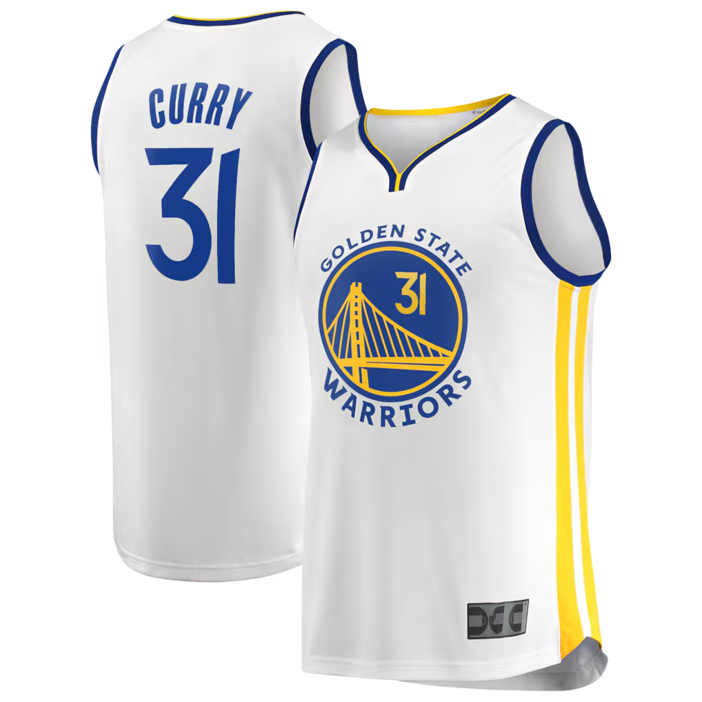 Mdoa G.State Warriors #31 Seth Curry White Fast Break Replica Player Jerseys - Association Edition