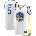 Mdoa G.State Warriors #5 Kevon Looney White Fast Break Player Replica Jerseys - Association Edition
