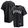 Mdoa H.Astros Black Home Game Blank Player Stitched Jerseys