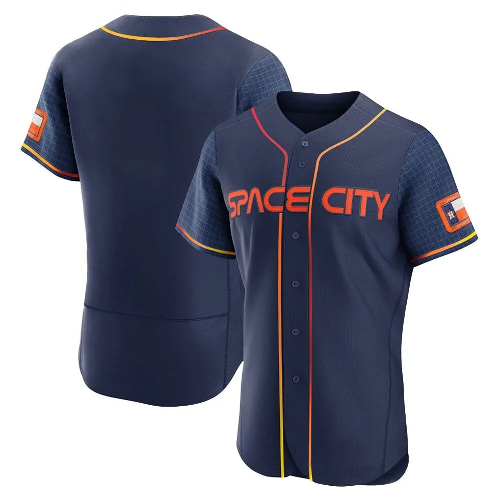 Mdoa H.Astros Navy City Connect Limited Elite Home Blank Player Stitched Jerseys