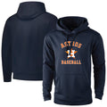 Mdoa H.Astros Navy Pullover Hoodie Blank Player Stitched Jerseys