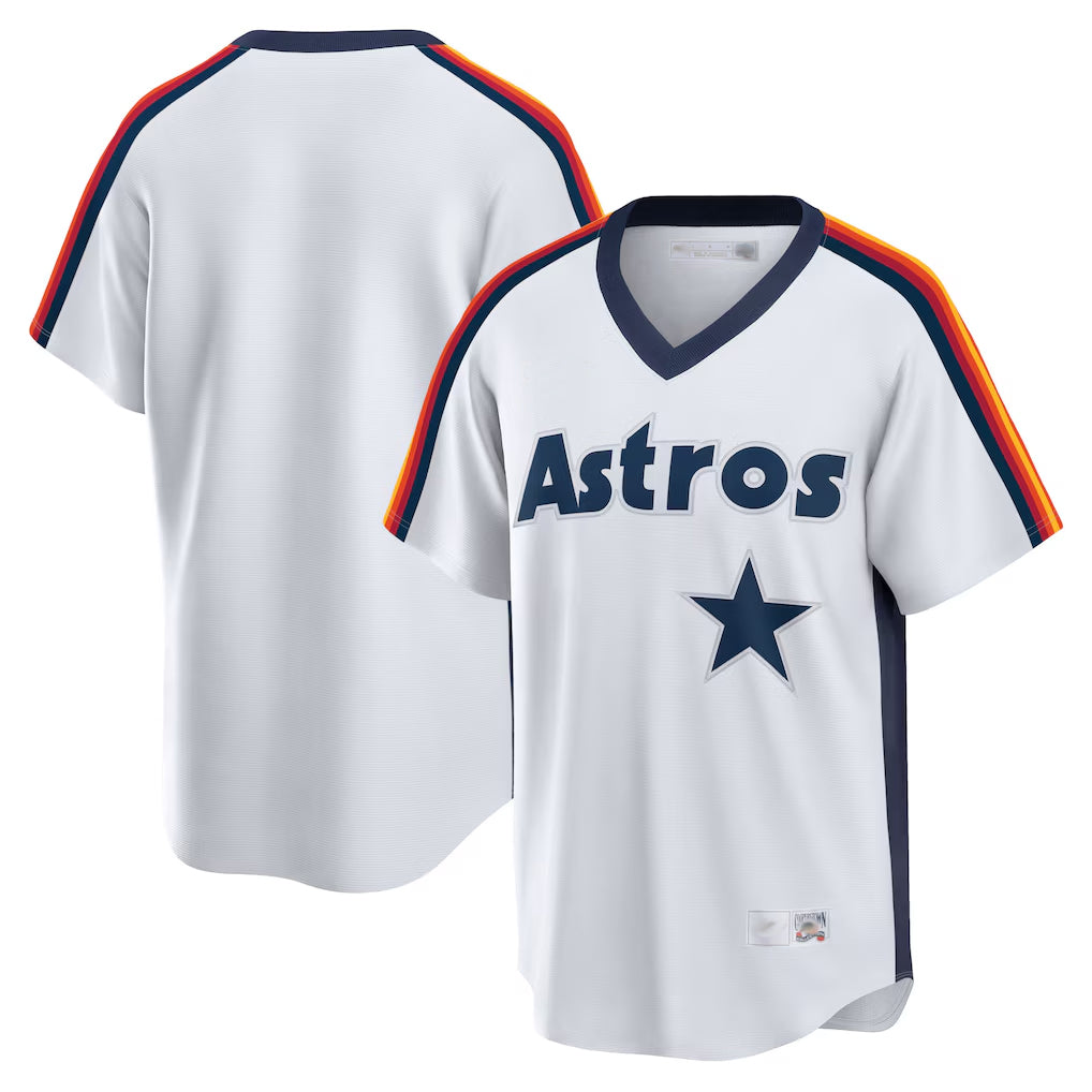 Mdoa H.Astros White Cooperstown Collection T-shirt Blank Player Stitched Jerseys