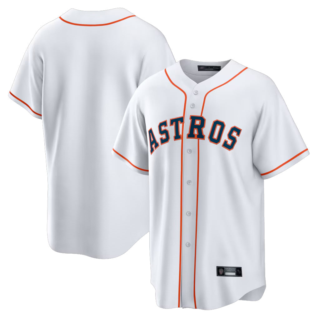 Mdoa H.Astros White Home Game Blank Player Stitched Jerseys
