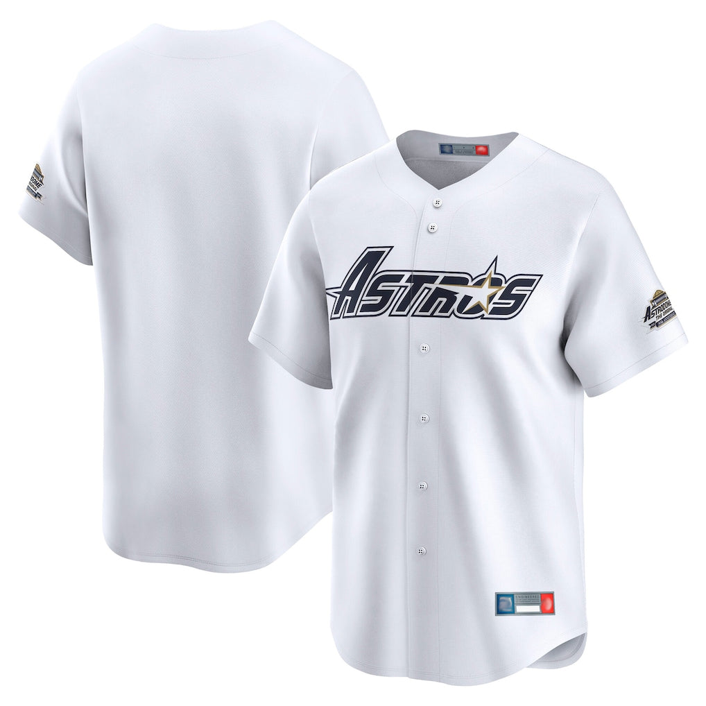Mdoa H.Astros White Throwback Cooperstown Collection Limited Blank Player Stitched Jerseys