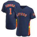 Mdoa H.Astros #1 Carlos Correa Player Navy Home Limited Elite Stitched Jerseys