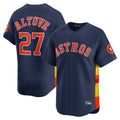 Mdoa H.Astros #27 Jose Altuve Player Navy Home Limited Stitched Jerseys