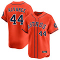 Mdoa H.Astros #44 Yordan Alvarez Player Orange Home Limited Stitched Jerseys