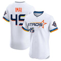 Mdoa H.Astros #45 Tatsuya Imai Player White City Connect Limited Elite Home Stitched Jerseys