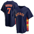 Mdoa H.Astros #7 Craig Biggio Player Navy Home Game Stitched Jerseys