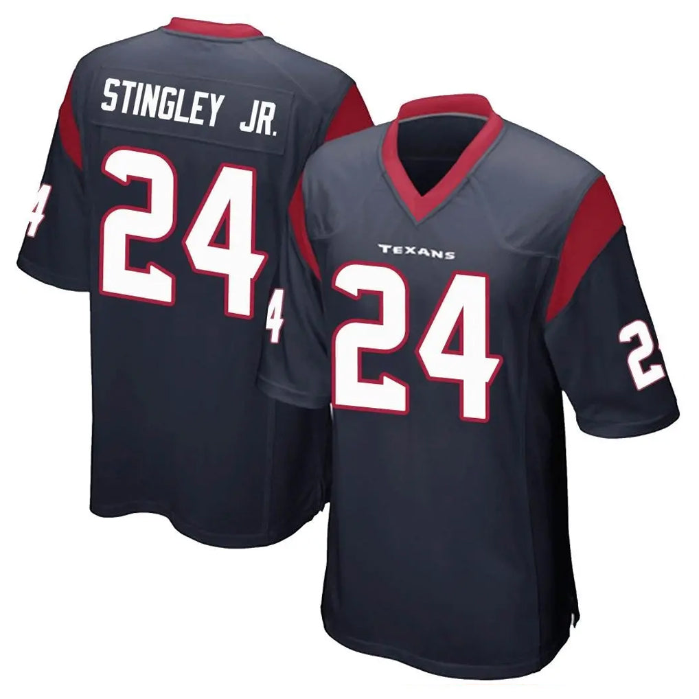Mdoa H.Texans #24 Derek Stingley Jr. Player Navy Home Game Stitched Jerseys
