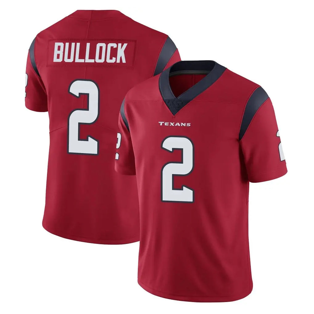 Mdoa H.Texans #2 Calen Bullock Player Red Limited Vapor Untouchable Home Game Stitched Jerseys