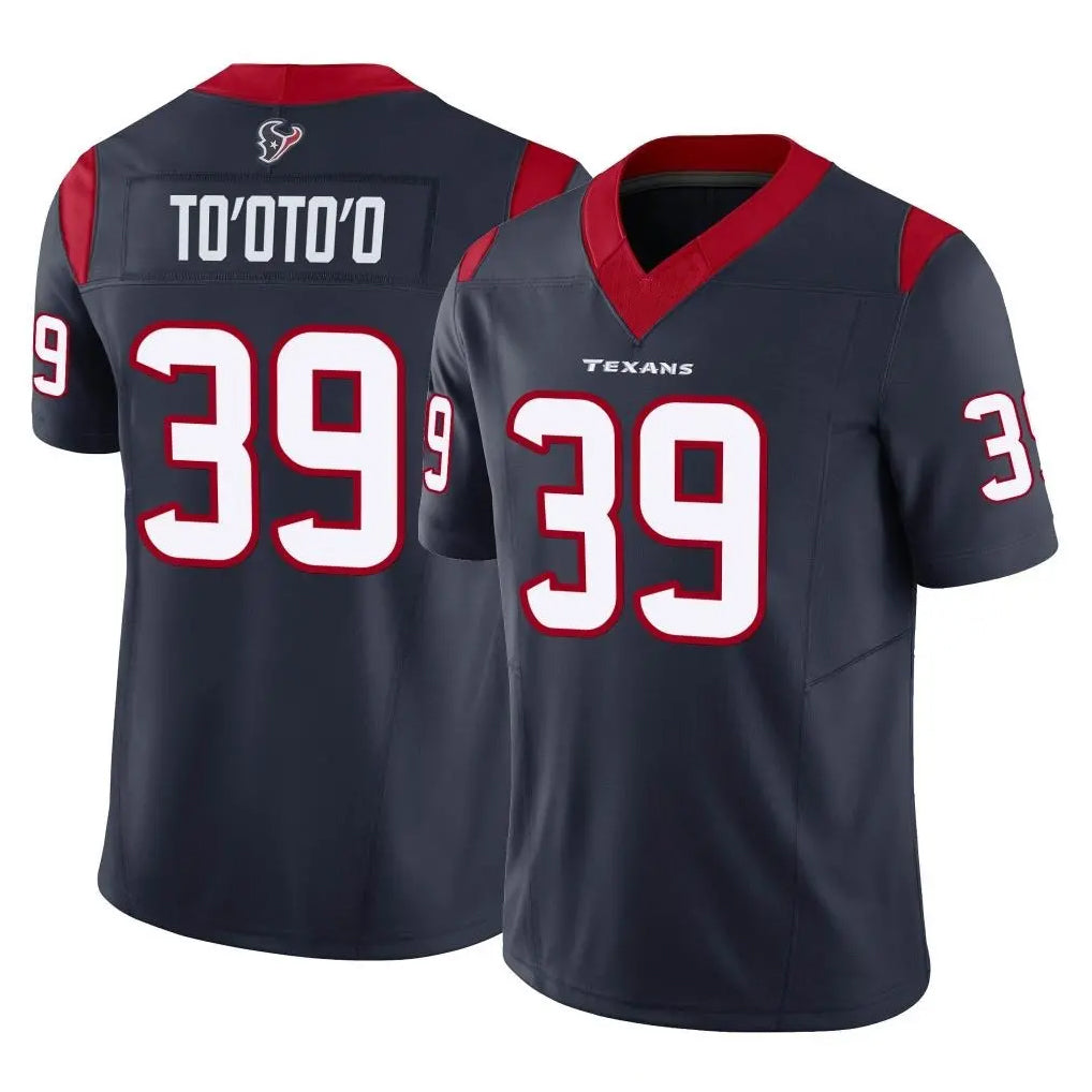 Mdoa H.Texans #39 Henry To'oTo'o Player Navy Limited Vapor F.U.S.E. Home Game Stitched Jerseys