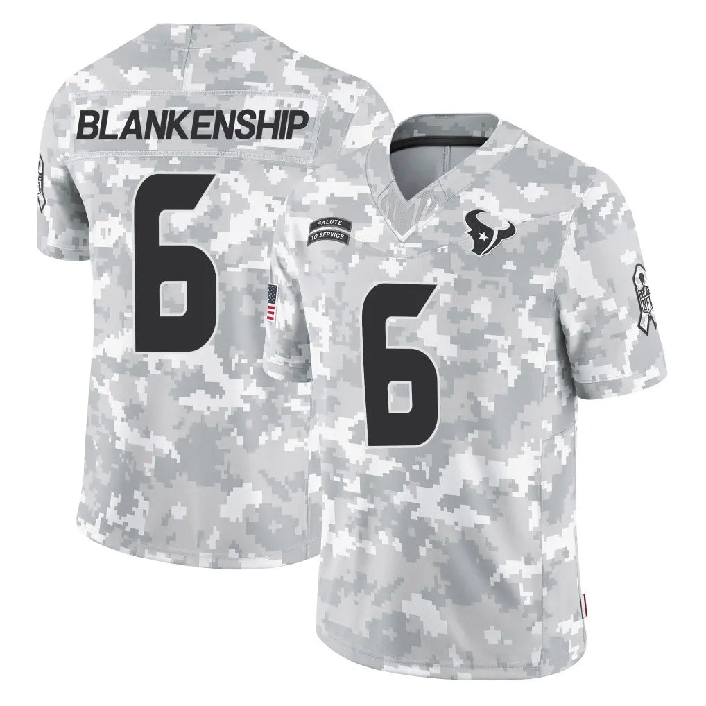 Mdoa H.Texans #6 Reed Blankenship Player Arctic Camo Salute To Service Limited Game Stitched Jerseys