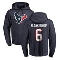 Mdoa H.Texans #6 Reed Blankenship Player Navy Pro Line Pullover Hoodie Limited Game Stitched Jerseys