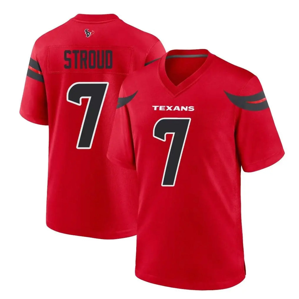 Mdoa H.Texans #7 CJ Stroud Player Red Alternate Home Game Stitched Jerseys