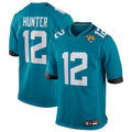 Mdoa J.Jaguars #12 Travis Hunter Player Teal Replica Game Stitched Jerseys