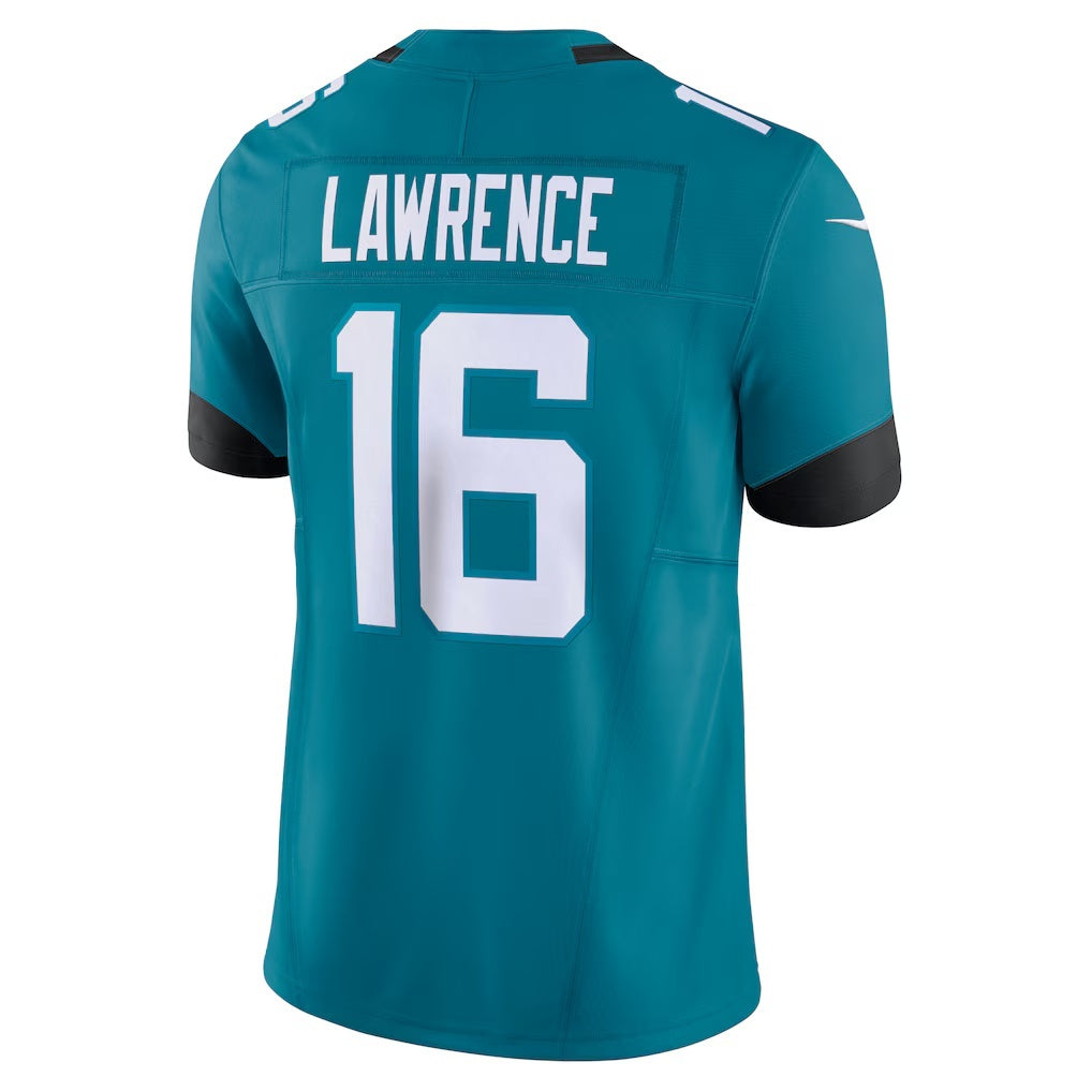 Mdoa J.Jaguars #16 Trevor Lawrence Teal Vapor F.U.S.E. Limited Stitched Jerseys