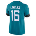 Mdoa J.Jaguars #16 Trevor Lawrence Teal Vapor F.U.S.E. Limited Stitched Jerseys
