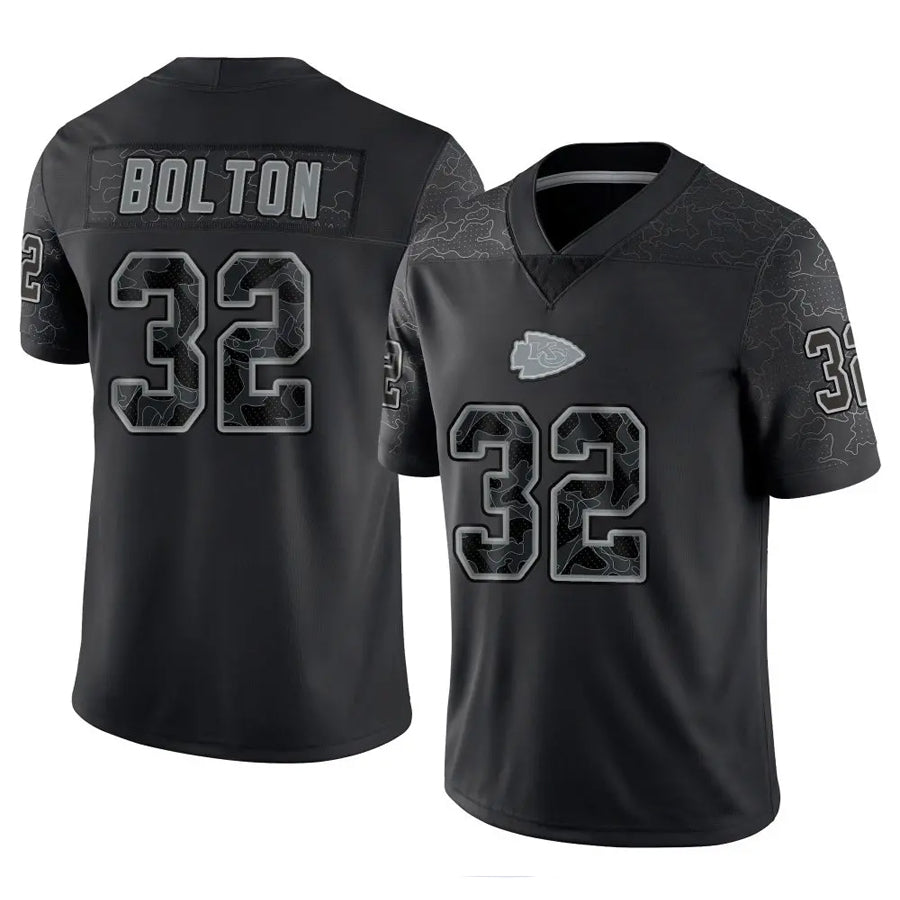 Mdoa KC.Chiefs #32 Nick Bolton Player Black RFLCTV Limited Stitched Jerseys