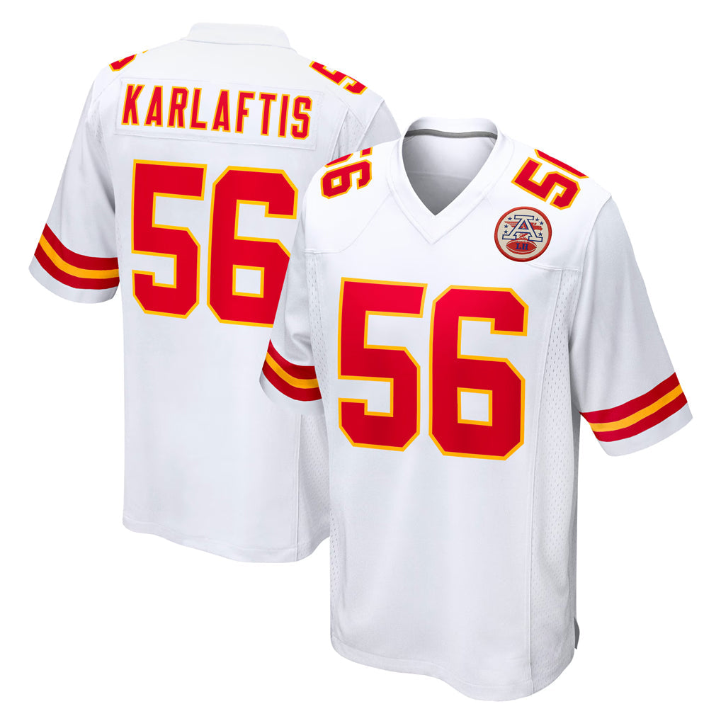 Mdoa KC.Chiefs #56 George Karlaftis Player White Home Game Stitched Jerseys