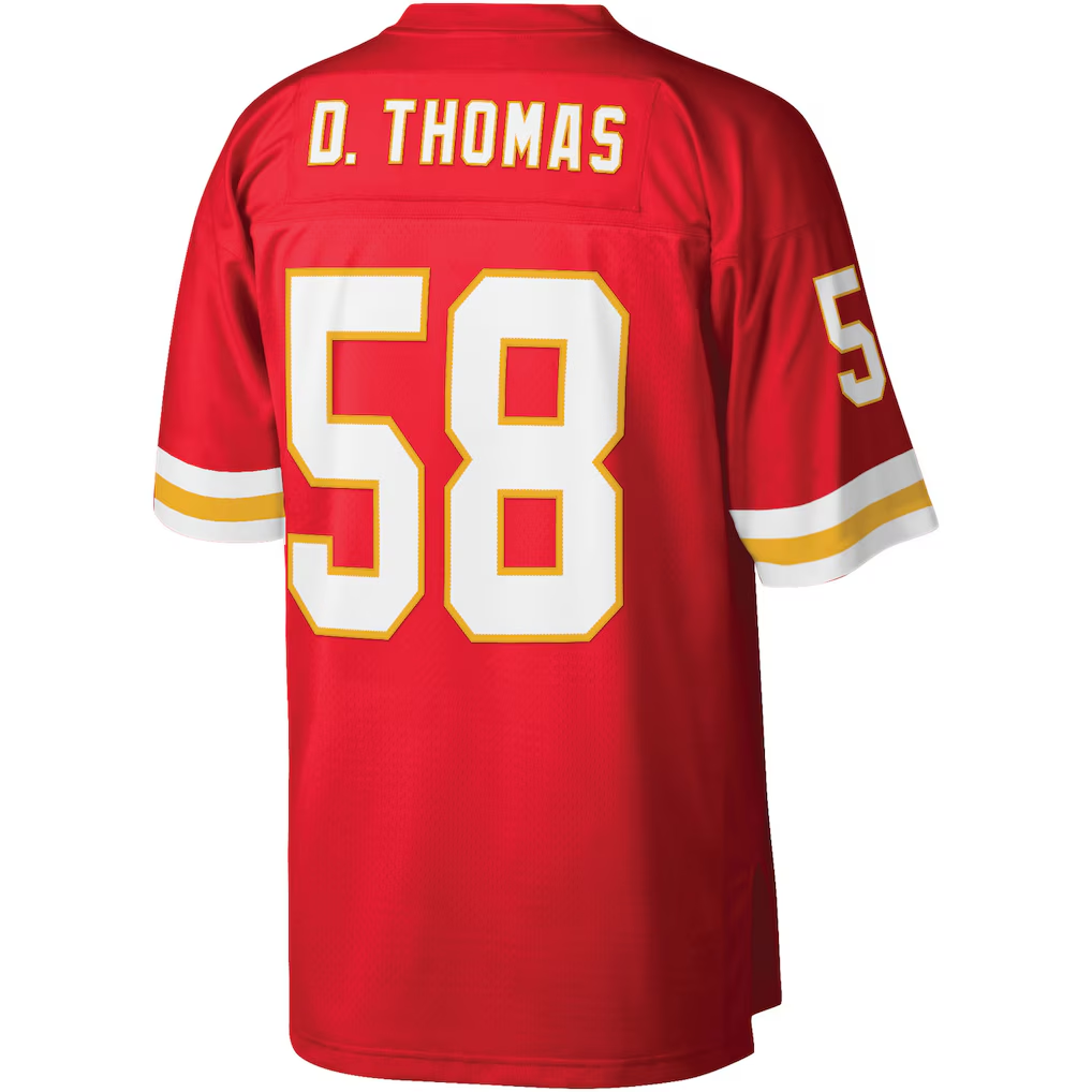 Mdoa KC.Chiefs #58 Derrick Thomas Mitchell & Ness Red Legacy Replica Jersey