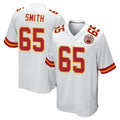 Mdoa KC.Chiefs #65 Trey Smith Player White Home Game Stitched Jerseys