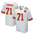 Mdoa KC.Chiefs #71 Josh Simmons Player White Home Game Stitched Jerseys