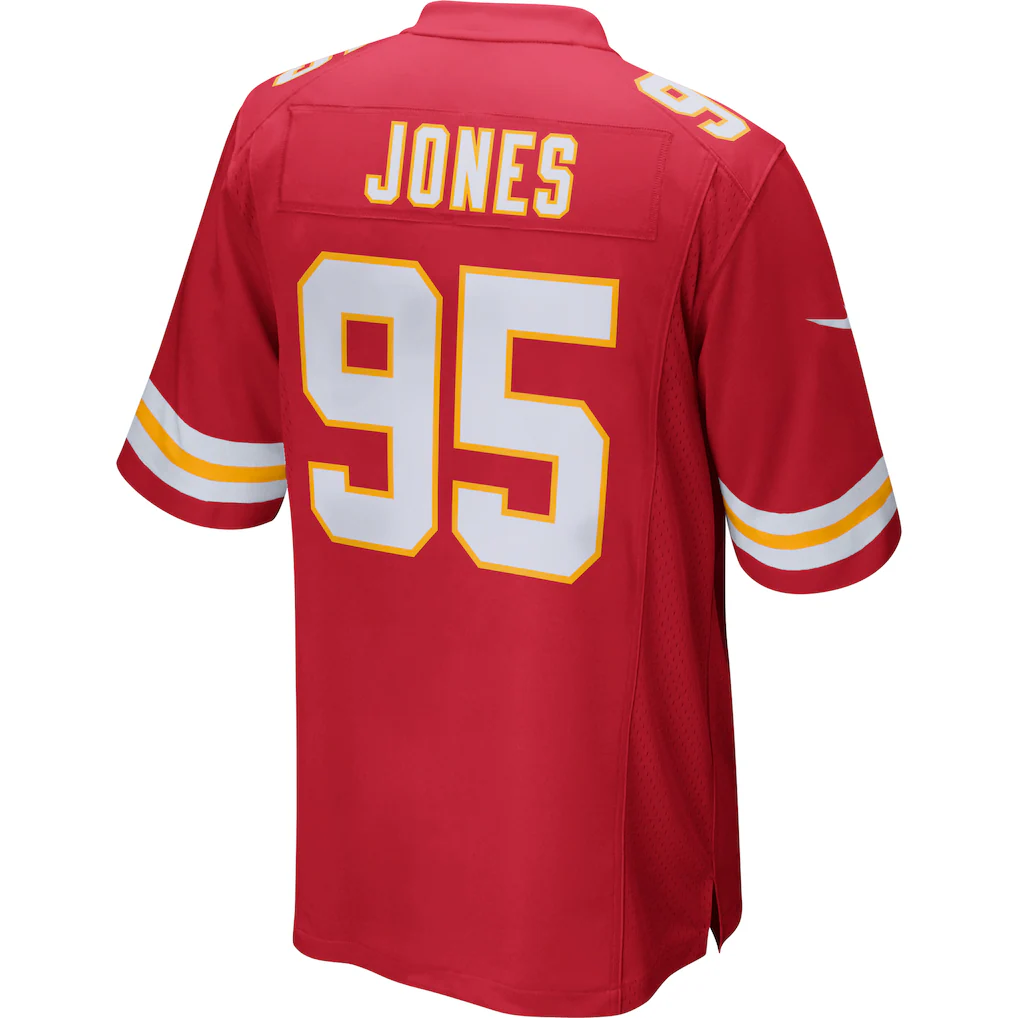 Mdoa KC.Chiefs #95 Chris Jones Red Game Stitched Jerseys