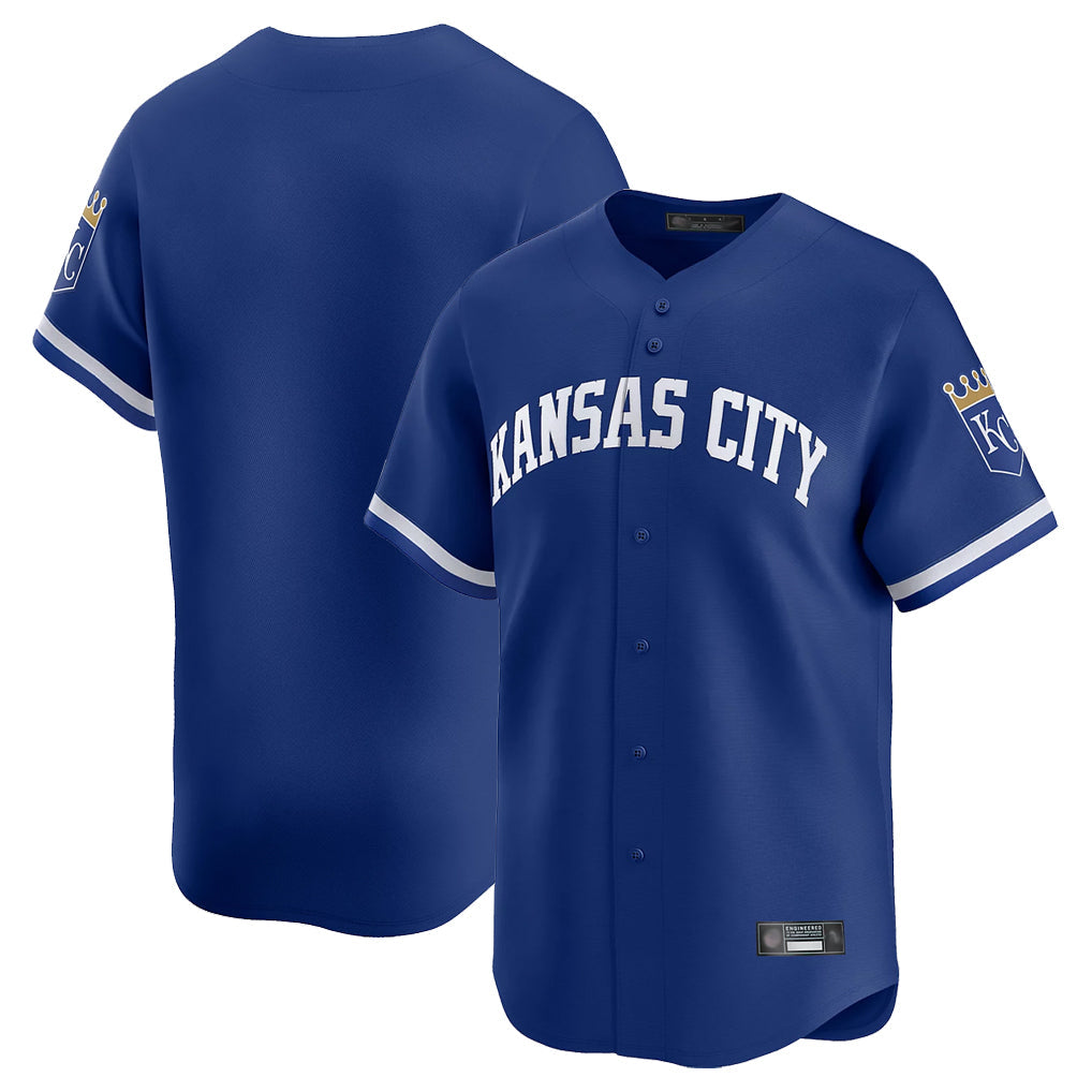 Mdoa KC.Royals Royal Limited Home Blank Player Stitched Jerseys