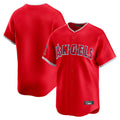 Mdoa LA.Angels Red Home Limited Blank Player Stitched Jerseys