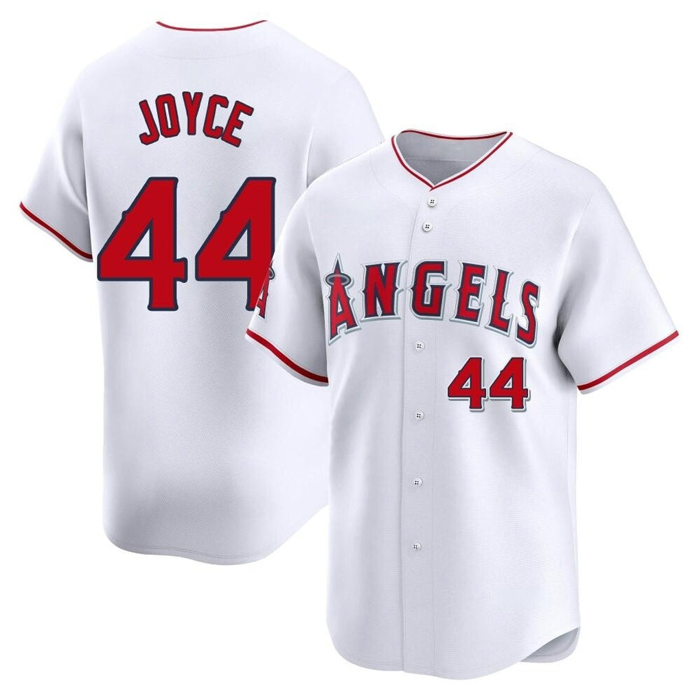 Mdoa LA.Angels #44 Ben Joyce Player White Limited Home Stitched Jerseys