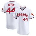 Mdoa LA.Angels #44 Ben Joyce Player White T-shirt Home Limited Elite Stitched Jerseys