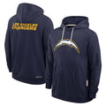 Mdoa LA.Chargers Navy LOGO Pullover Hoodies Home Game Blank Player Stitched Jerseys