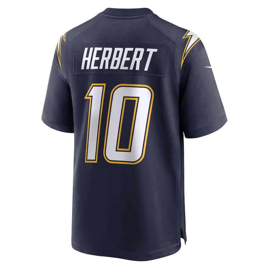 Mdoa LA.Chargers #10 Justin Herbert Player Navy Home Game Stitched Jerseys