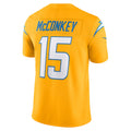 Mdoa LA.Chargers #15 Ladd McConkey Gold Vapor F.U.S.E. Limited Stitched Jerseys
