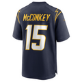 Mdoa LA.Chargers #15 Ladd McConkey Navy Game Jersey Stitched Jersey