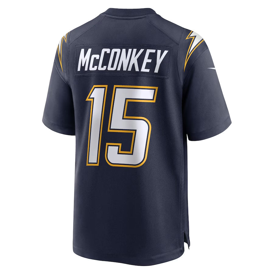 Mdoa LA.Chargers #15 Ladd McConkey Player  Navy Game Stitched Jerseys