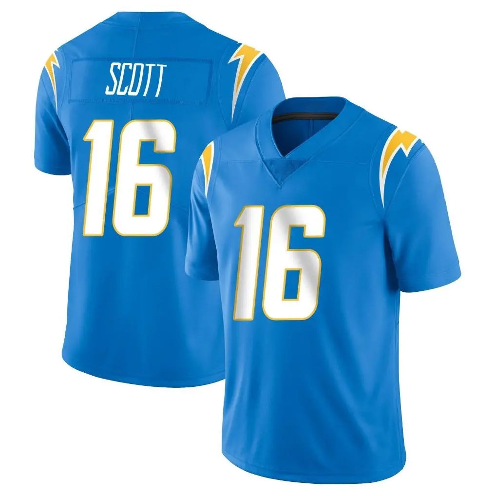Mdoa LA.Chargers #16 J.K. Scott Player Blue Limited Vapor Untouchable Home Game Stitched Jerseys