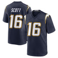 Mdoa LA.Chargers #16 J.K. Scott Player Navy Alternate Home Game Stitched Jerseys
